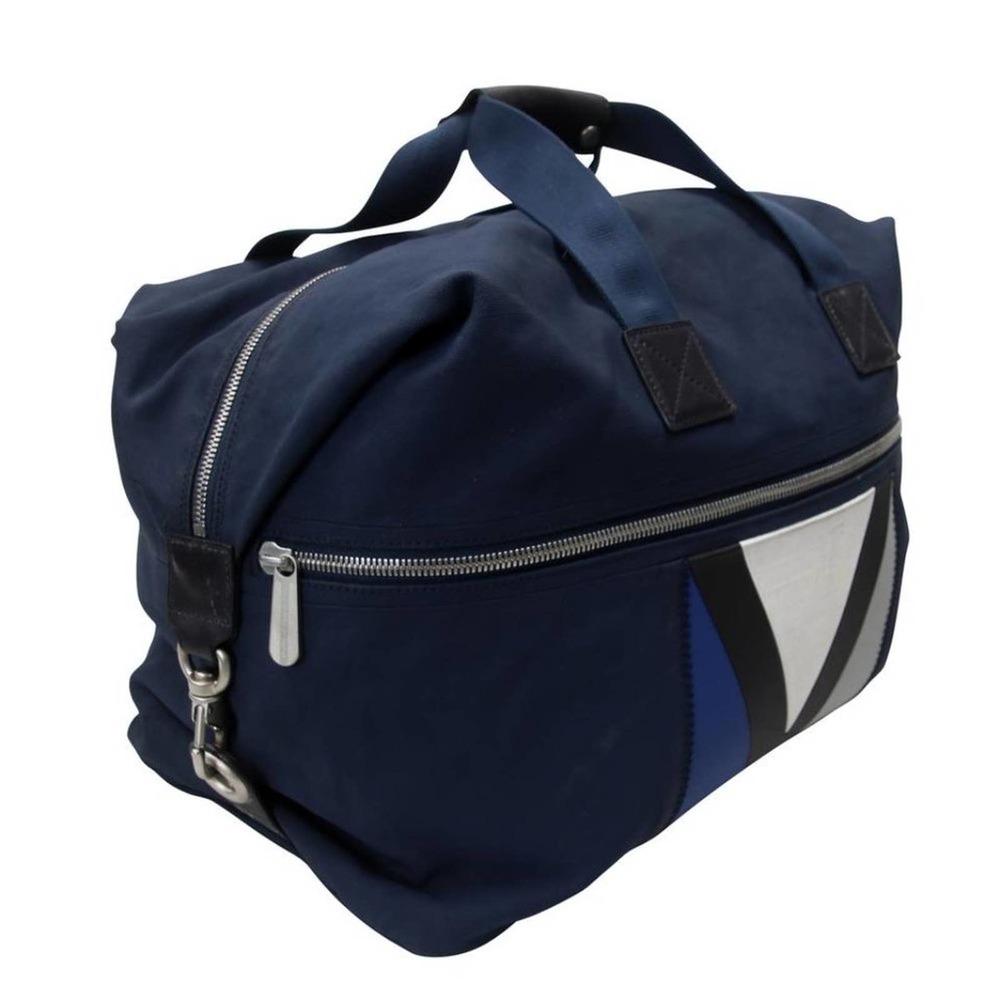 Louis Vuitton Blue and White Travel Bag - Picture 2 of 12